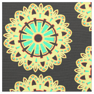 Tela Patrón de Mandala 110714(010)