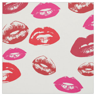 Tela Patrón de Maquillaje de Labial Moderno