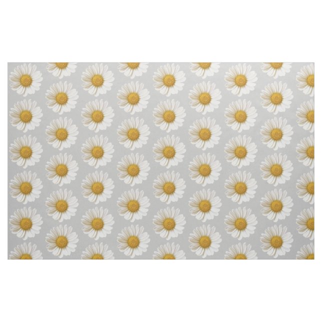 Tela Patrón de mareos blancos sobre gris claro ("Cuarto gordo" (fat quarter))