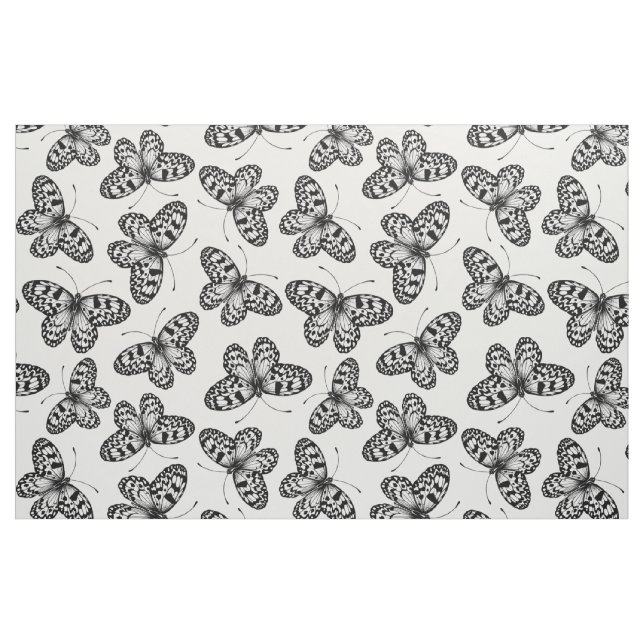 Tela Patrón de mariposa de cometa de papel ("Cuarto gordo" (fat quarter))