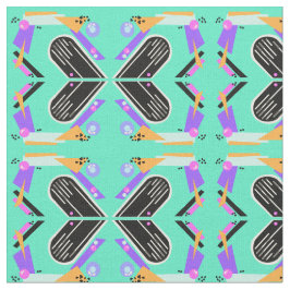 Tela Patrón de mariposa de Neon en los años noventa