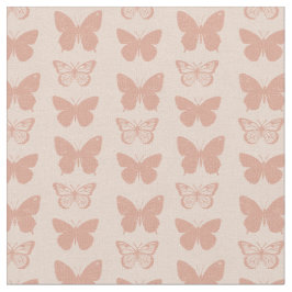 Tela patrón de mariposa de pastel