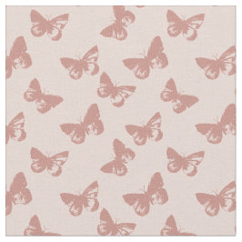 Tela Patrón de mariposa pastel