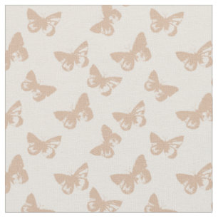 Tela Patrón de mariposa pastel