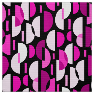Tela Patrón de media luna 010921 - rosa magenta