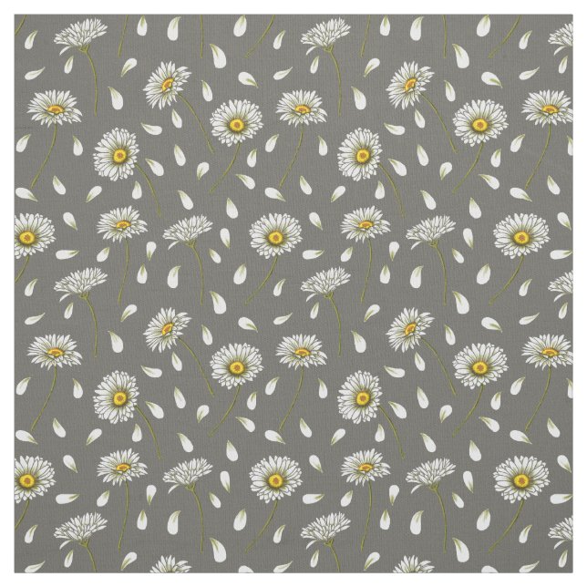 Tela Patrón de moda de Daisies (Retal)