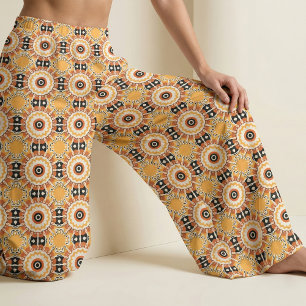 Tela Patrón de mosaico de Damasco blanco y negro de Nar