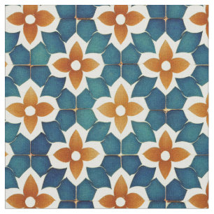 Tela Patrón de mosaico marroquí