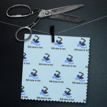 Patrón de natación con nadador en gafas cualquier 