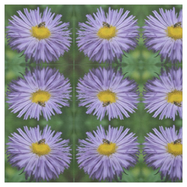 Tela Patrón De Naturaleza De Las Flores De Aster (Retal)