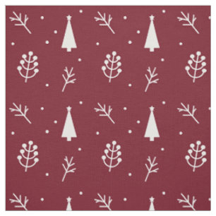 Tela Patrón de Navidades de invierno