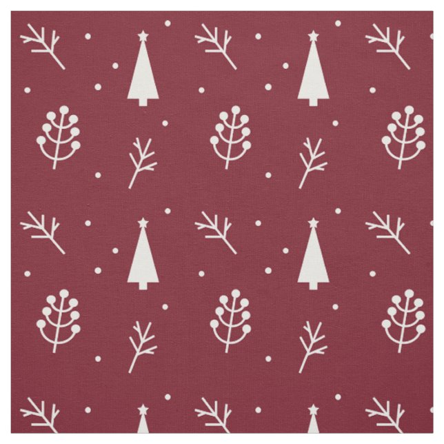 Tela Patrón de Navidades de invierno (Retal)