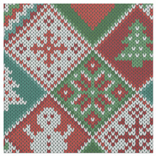 Tela Patrón de Navidades del juego de burlas blancas ve