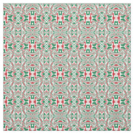 Tela Patrón de Navidades Groovy Psicodélico Retro Negri