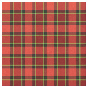 Tela Patrón de Navidades rojos brillantes colocados