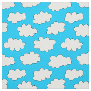 Tela Patrón de nubes onduladas