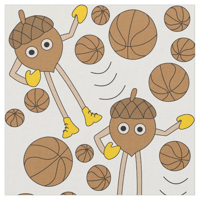 Tela Patrón de nueces de baloncesto (De cerca)