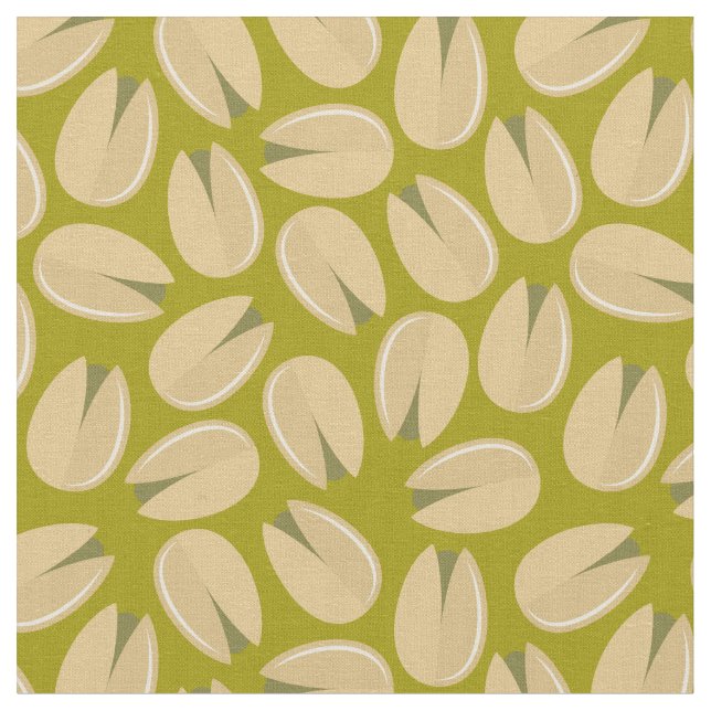 Tela Patrón de nueces de pistachio (De cerca)