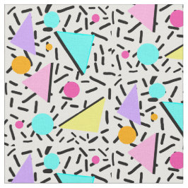 Tela patrón de ochentero