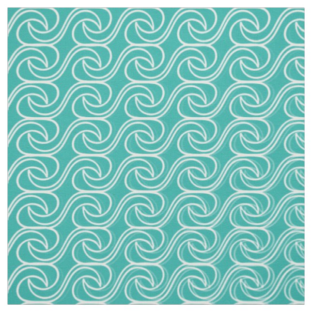 Tela Patrón de olas de mar (Retal)