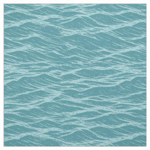 Tela Patrón de olas del océano turquesa