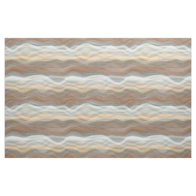 Tela Patrón de ondas artísticas abstractas de Guay ("Cuarto gordo" (fat quarter))