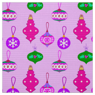 Tela Patrón de ornamentos antiguos en rosa, Verde azula