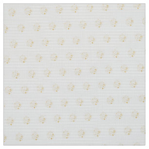 Tela Patrón de ornamentos de Navidad dorados