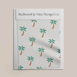 Tela Patrón de palmas pequeñas