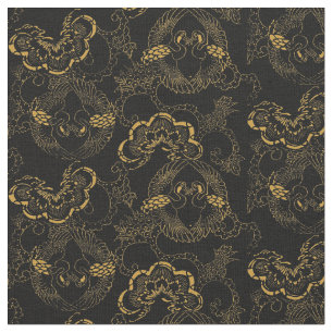 Tela Patrón de pares de gránulos japoneses de la época 