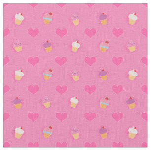 Tela Patrón de pastel rosa