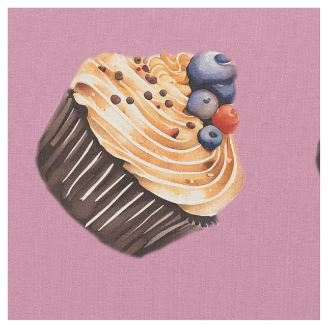 Tela Patrón de pastelitos dulces (De cerca)