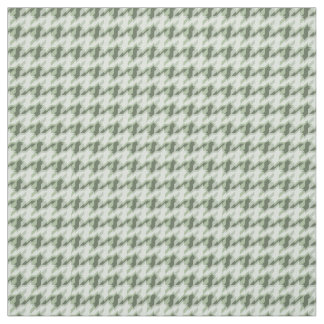 Tela Patrón de pata de gallo verde.