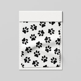 Tela Patrón De Patas, Patas De Perro, Patas Negras
