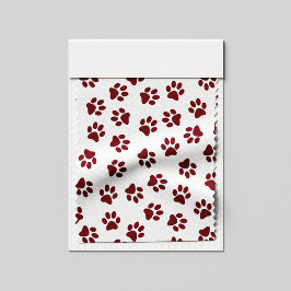 Tela Patrón De Paws, Paws De Perro, Paws De Borgoña