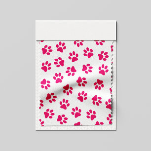 Tela Patrón De Paws, Paws De Perro, Paws Rosados