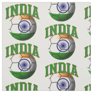 Tela Patrón de pelota de fútbol de India