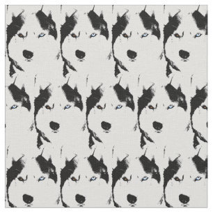 Tela Patrón de perro Husky Fabric Siberian Husky Fabric
