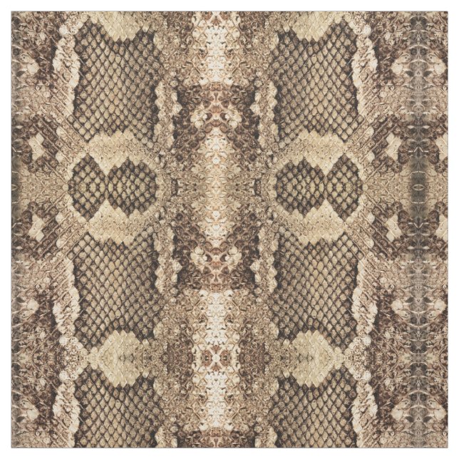 Tela Patrón de Piel de serpiente de vintage (Retal)