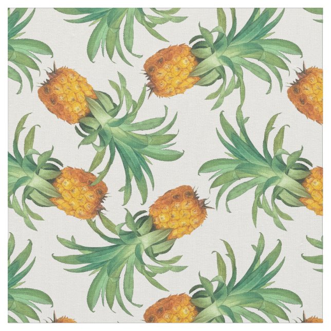 Tela Patrón de piña (De cerca)