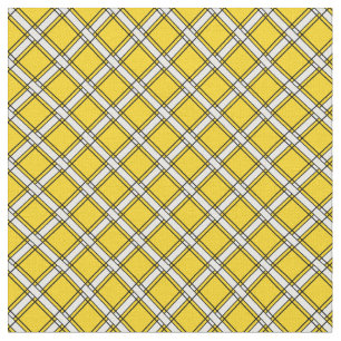 Tela Patrón de plaqueta amarillo y blanco