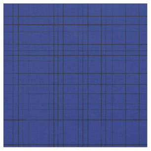 Tela Patrón de platillos azules