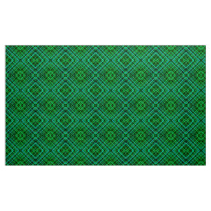 Tela Patrón de platillos verdes