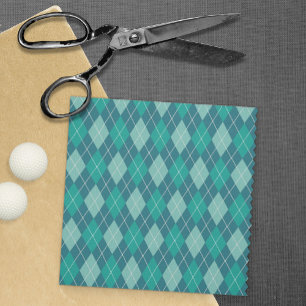 Tela Patrón de punto de argelia verde azulado del diama