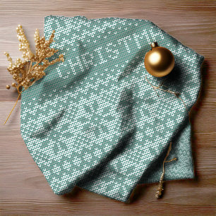 Tela Patrón de punto de punto8 ID208 verde