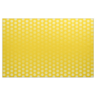Tela Patrón de puntos de polka amarillo + tus ideas