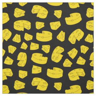 Tela Patrón de queso amarillo