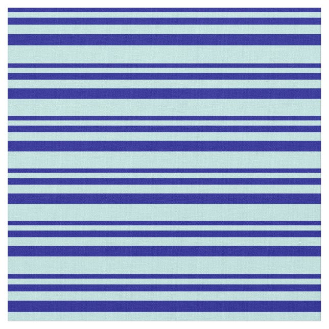 Tela Patrón de rayas azul oscuro y turquesa (De cerca)