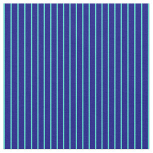 Tela Patrón de rayas azul y turquesa