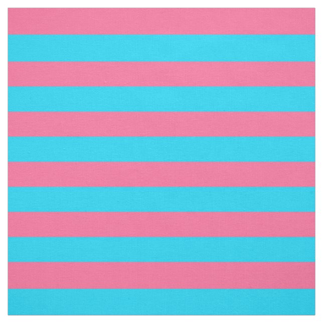 Tela Patrón de rayas azules rosadas  (Retal)